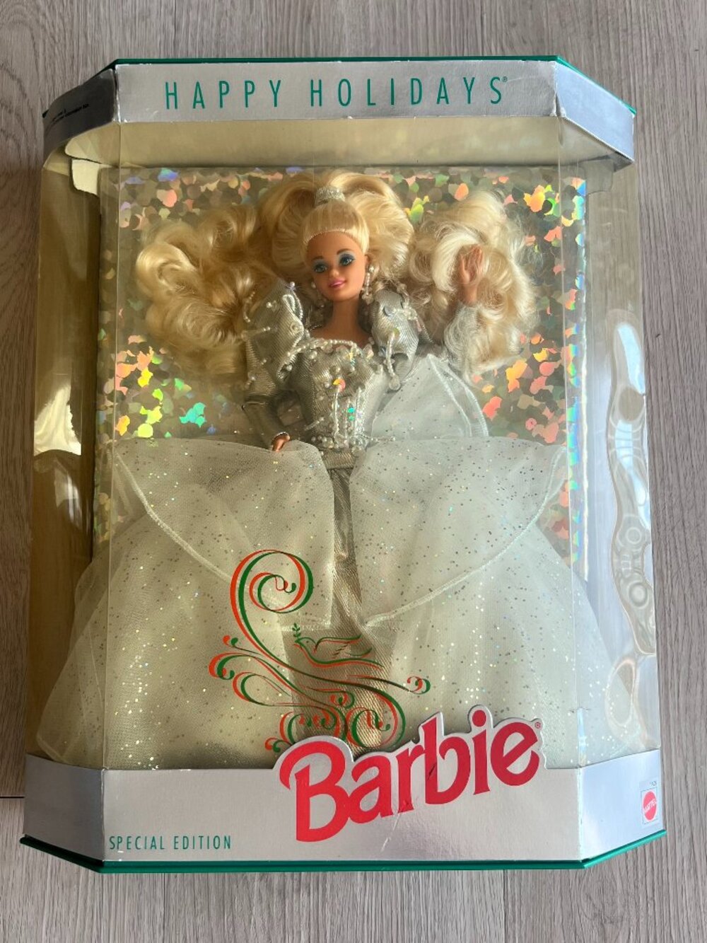 Mattel Happy Holidays Barbie 1992 Special Edition 11.5in Doll Open Box MPN 1429